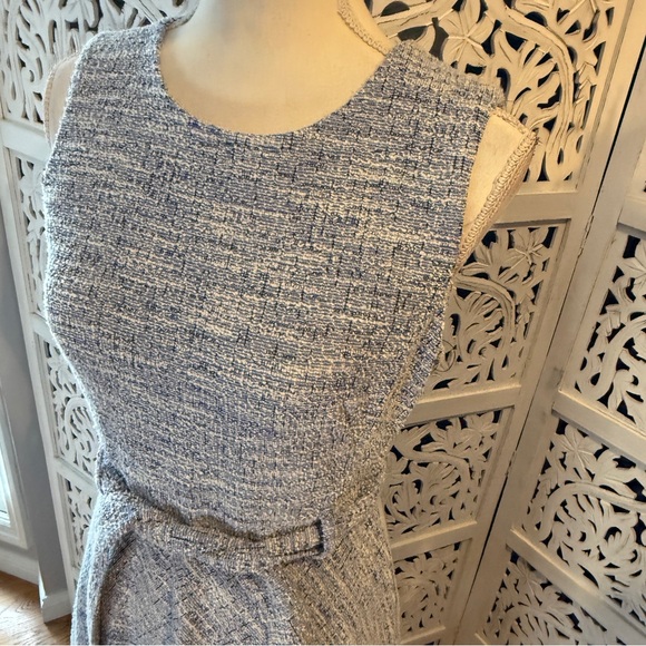 NWT Calvin Klein Textured Gray Midi Dress Sz 6 - Picture 3 of 7